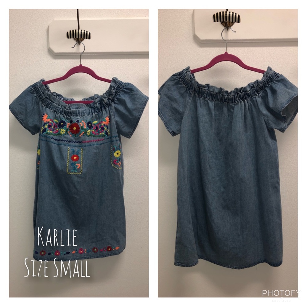 Karlie denim dress